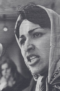 250px Meena founder of RAWA speaking in 1982