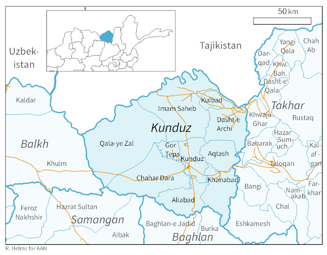 Kunduz map