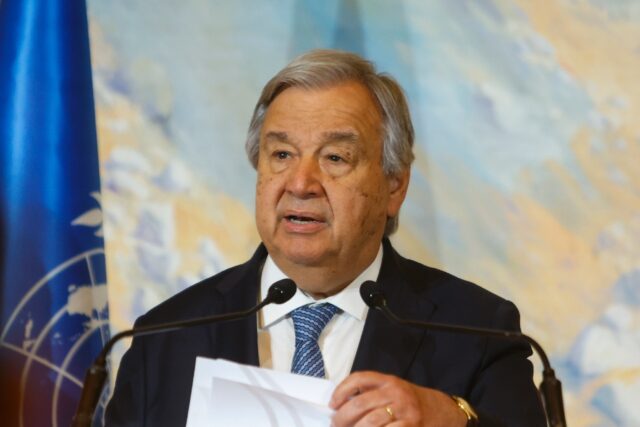 un secretary antonio guterres launched series of un hosted talks afghanistan 2023 afp 640x427